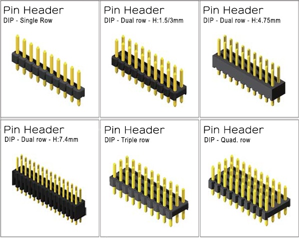 Board To Board-Pin header-2.54mm - Célion électronique - Votre partenaire